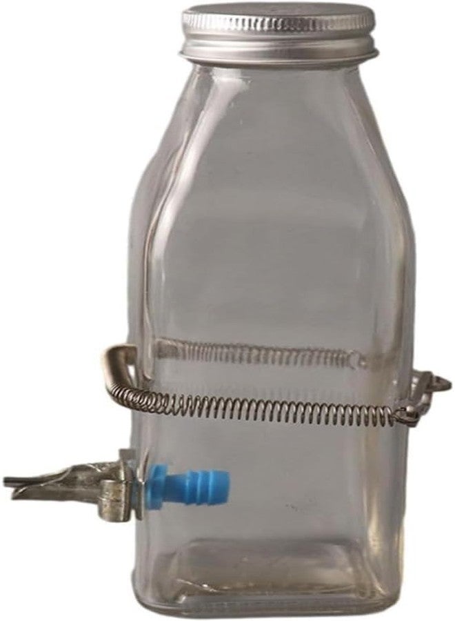 10 قطع زنبركية مع مشبكين، مشابك قفص سلكية لزجاجة مياه الحيوانات الأليفة الصغيرة، مثل الأرانب وخنازير غينيا والهامستر - Image 2